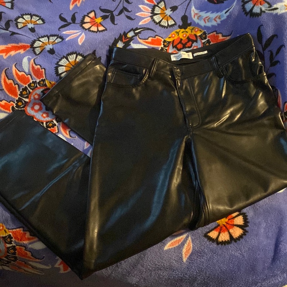 Abercrombie leather pants